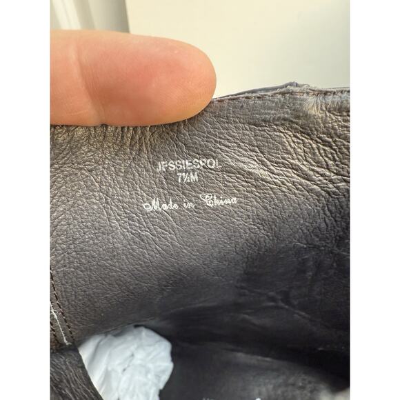 Donald J Pliner Jessiespol Western Couture Collection Ankle Boots Leather 7.5 - Picture 12 of 13